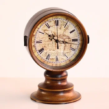 Digitálne stolové hodiny budík vintage hodinky reloj klok domova elektronický písací stôl hodiny automobilový hodiny 6 palcov kovov