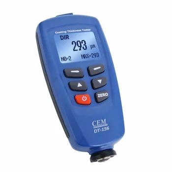 Digitálny CEM Farby Povlaku s Hrúbkou Meter Rozchod 1250um (49.2 mils) s USB & CD Softvér, F/ NF Sonda Senzor, 400 Pamäť