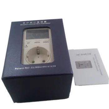 Digitálny Elektrickej Energie Meter Tester Monitor indikátor Voltag Power Balance úspory Energie Meter WF-D02A EÚ plug Nemecko Francúzsko