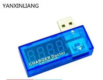 Digitálny USB Mobile Napájania, nabíjací prúd napätie Tester Meter Mini USB nabíjačka lekár voltmeter ammeter