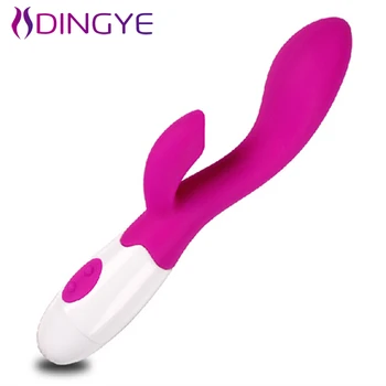 Dingye Silikónové 30 Rýchlosť vibrácií Rabbit Vibrátor Klitorisu Vibrátory Žena Sexy sexuálnu Hračku pre ženy