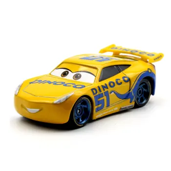 Disney Pixar Cars 3 Lightning McQueen Jackson Búrka Dinoco Cruz Ramirez 1:55 Diecast Kovové Hračky Model Auta Darček K Narodeninám Pre Deti