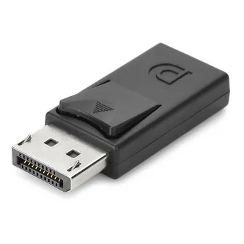 DisplayPort na Male Mini DP DisplayPort Žena extender Adaptér pre Apple iMac Kino, PC, HDTV, Monitor alebo projektor - Black