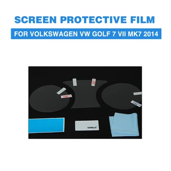 Displej Ochranný Film PET Auto Tabuli Chrániče Pre Volkswagen VW Golf 7 VII MK7