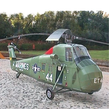DIY 1:32 americkej Námornej UH-34D Seahorse Vrtuľník, Lietadlo, Lietadlo Papier Model Zostaviť Ručné Práce 3D Puzzle Hra, Deti Hračka