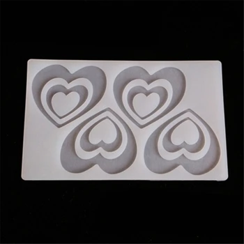 DIY 3D Láska Srdce Silikónové Čokoláda Formy Pečenie Narodeninovú Tortu Cookie Zdobenie Nástroje Čokoláda Plesne Vzorkovníka Muffin Pan h654