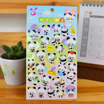 DIY Farebné Panda kawaii Nálepky Denník Plánovač Vestník Poznámka Denník Papier na Scrapbooking Albumy PhotoTag