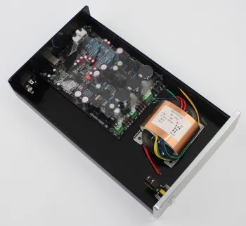 DIY Power amp prípade 190*65*315mm WA10 Hliníkové Zosilňovač Šasi AMP Prípade, Uzatvorený box DIY pre AK4495+U8 8741+U8 DAC Dekodér