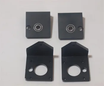 DIY Reprap Prusa i3 prepracovať 3D tlačiarne diely hliníka, kovu čiernej farby Z-OSI dole VĽAVO/VPRAVO +VĽAVO HORE/DOPRAVA súprava/set