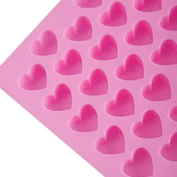 DIY Silikónové Formy 55 Mreže Multifunkčné Srdce Čokoláda Ice Cube Zásobník Biscuit Candy Formy Nástroje