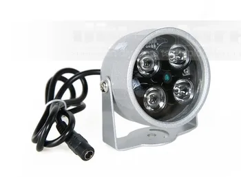 DIYSECUR 4LED Infračervené Nočné videnie IR Svetlo iluminátor lampa 50M pre IP CCTV Kamera CCD