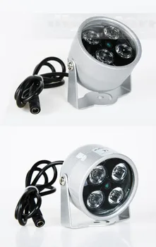 DIYSECUR 4LED Infračervené Nočné videnie IR Svetlo iluminátor lampa 50M pre IP CCTV Kamera CCD