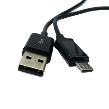 Dlho 9 MM Biely konektor Micro USB nabíjací Kábel pre Samsung Huawei HTC Mobilný telefón S4 i9100 i9500 N7100 I9220