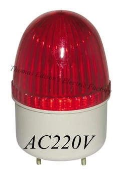 DMWD AC 220V LTE-2071 mini dopravné značky blesk flash Žiarovky núdzové výstražné svetlo siréna svetelný indikátor