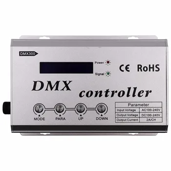 DMX300 AC 100V/220V Vysoké Napätie RGB DMX Decoder Radič 3CH x 2A pre 100V/220V RGB led, Neónové Svetlo, pás DMX konzoly Najnovšie