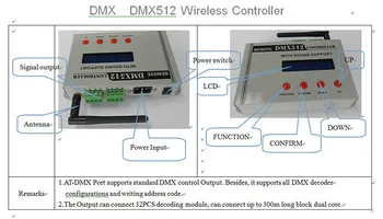 DMX512 bezdrôtové led controller DC5V RGB Controller stmievač pre LED wall washer bazén svetlo podvodné svetlá RGB pásy