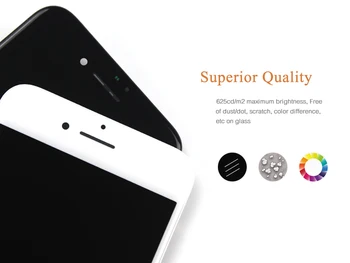 Dobrá Práca 5 KS pre TianmaTOP Kvality Pre iPhone 7 LCD Displej S Dotykovým Digitalizátorom. Zostava Displeja Nahradenie Zadarmo Lode