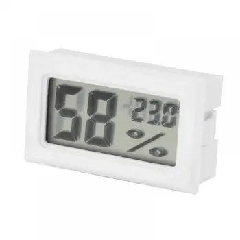 Dobrý Digitálny LCD vnútornú Teplotu Vlhkosť Meter, Teplomer, Vlhkomer Rozchod Biela/Čierna Voliteľné HOT