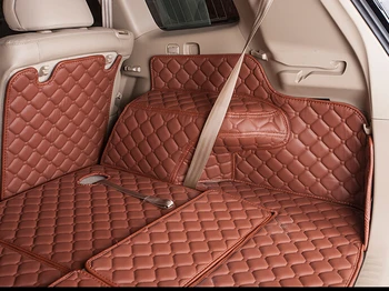 Dobrý koberec! Špeciálne batožinového priestoru rohože pre Toyota Highlander 7seats vodotesný boot koberce pre Highlander 2013-2009,doprava Zdarma