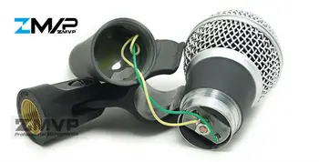 Doprava Zadarmo! 10pcs Vysokej Kvality Verzia S 58 S Odbornou Dynamické Ručné Karaoke 58S Káblový Mikrofón s on/off vypínač
