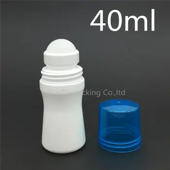 Doprava zadarmo 15/veľa 40ml plastové prejdite na fľaše, PP deodorant roll na kontajner,Vôňa fľašu s valčekom