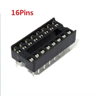 Doprava zadarmo 16P IC zásuvky DIP 16 DIP-16Pins sídlo microcontroller zásuvky 10pcs/veľa