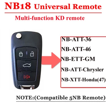 Doprava zadarmo (5 ks/lot)NB18 Univerzálny Multi-funkčné kd vzdialenej 3 tlačidlo NB série kľúč pre KD900 URG200 diaľkové Master