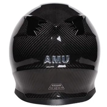Doprava zadarmo AMU ľahké Uhlíkové vlákna motocyklové prilby profesionálne Cross Prilba DOT schválené ECE