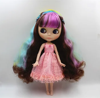 Doprava zadarmo BJD spoločné RBL-351J DIY Nahé Blyth bábika narodeniny darček pre dievča, 4 farby, veľké oči bábiky s krásne Vlasy roztomilá hračka