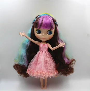 Doprava zadarmo BJD spoločné RBL-351J DIY Nahé Blyth bábika narodeniny darček pre dievča, 4 farby, veľké oči bábiky s krásne Vlasy roztomilá hračka