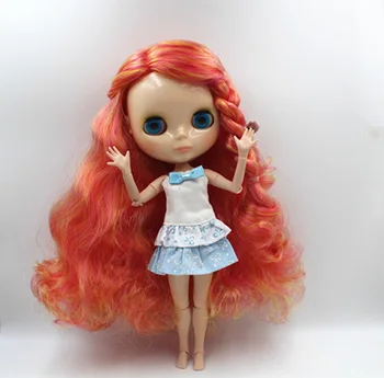 Doprava zadarmo BJD spoločné RBL-354J DIY Nahé Blyth bábika narodeniny darček pre dievča, 4 farby, veľké oči bábiky s krásne Vlasy roztomilá hračka