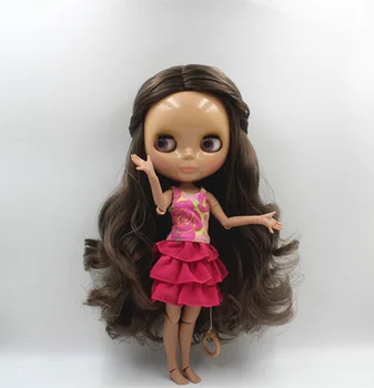 Doprava zadarmo BJD spoločné RBL-413J DIY Nahé Blyth bábika narodeniny darček pre dievča, 4 farby, veľké oči bábiky s krásne Vlasy roztomilá hračka