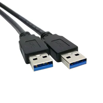 Doprava zadarmo combo dva USB 3.0 samec na USB 3.0 Samica Predlžovací Kábel 50 cm/100 cm s skrutku Panel Mount diery
