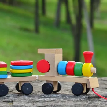 Doprava zadarmo detí vzdelávacie hračky,ale vlak presuňte hračky,veľké tri vlaky,odstráňte montážnu vlak stavebné bloky