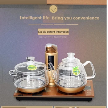 Doprava zadarmo KAMJOVE Inteligentné elektrické vykurovacie pece sklo varná kanvica rýchlovarná čaj zdravia smart crystal elektrický sporák čaj