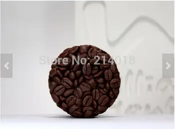 Doprava zadarmo Kávové zrná tvarované silikónové mydlo formy fondant Cake decoration plesní, Ručne vyrábané mydlo formy aróma kameň formy
