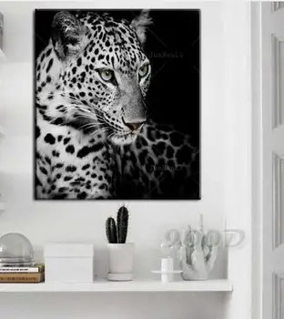 Doprava zadarmo moderné nástenné maľby zvierat, leopard, gepard domova, maliarske plátna umenie výtlačkov spálne dekorácie, obrázky