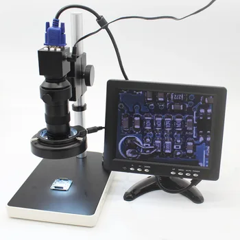 Doprava zadarmo Nový Mini 2.0 MP 30fps Priemyselné Digitálne Elektrónový Mikroskop Kamera VGA Výstup Laboratória základnej Dosky, Oprava