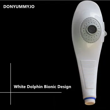 Doprava Zadarmo Nový Vysoko Kvalitné, Moderné Multifunkčné Bionic Dolphin Dizajn Daždi Ruke Držať Kúpeľňa So Sprchou Hlavy