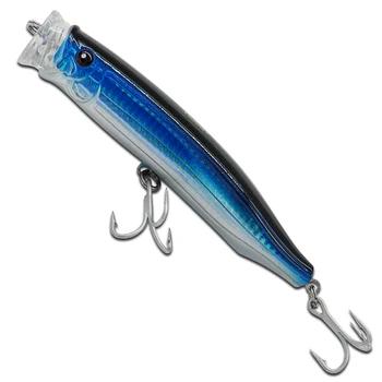 Doprava zadarmo Popper návnadu 150mm/54.5 g 8colors plávajúce pevného plastu falošné rybárske lure isca umelé para pesca leurre peche