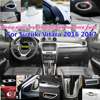 Doprava zadarmo pre Suzuki Vitara 2016 2017 auto styling obloha rám lampa výbava ABS chrome predné klimatizácia Zásuvky Otvor 2 ks