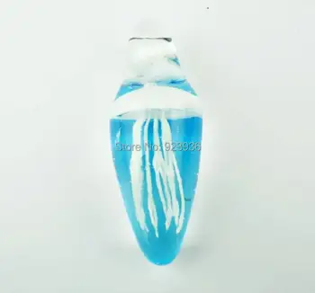 DOPRAVA ZADARMO remeselníci Medúzy Ručne Fúkané Sklo Vyrobené v Číne Svieti V Tme 5 cm L*W 1,2 CM*hmotnosť 17