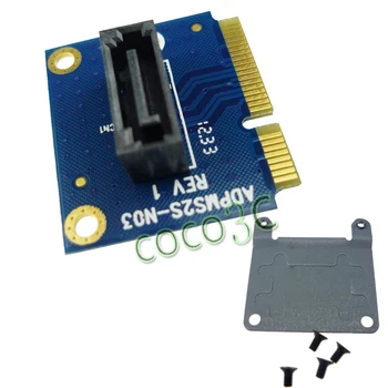 Doprava zadarmo rozhraním MSATA NA 7PIN SATA SSD adaptér mini sata ssd karta + polovičnej veľkosti plnej veľkosti držiak