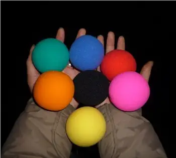 Doprava zadarmo Super hubky loptu (6typ) Multicolor (50pcs/lot) - trik, Stage Magický trik klasické hračky,Zábavné,Ilúzie,Party Trik