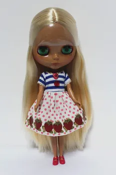 Doprava zadarmo veľké zľavy RBL-123DIY Nahé Blyth bábika darček k narodeninám pre dievča 4colour veľké oči bábiky s krásne Vlasy roztomilá hračka