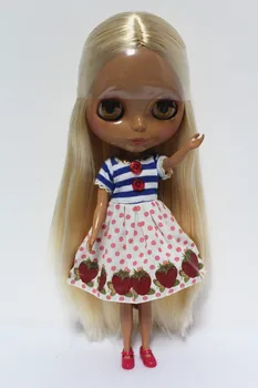 Doprava zadarmo veľké zľavy RBL-123DIY Nahé Blyth bábika darček k narodeninám pre dievča 4colour veľké oči bábiky s krásne Vlasy roztomilá hračka