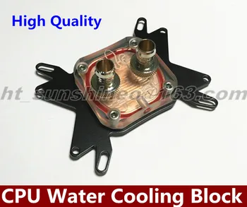 Doprava zadarmo Vodné Chladenie CPU Blok Waterblock Kvapaliny Chladič pre Intel a AMD F-0126
