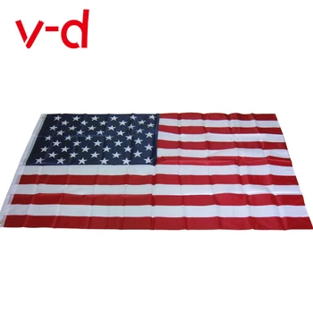 Doprava zadarmo xvggdg 90x150cm Americkej Vlajky usa Vlajky, Vlajky, Spojené Štáty americké Hviezdy a Pruhy