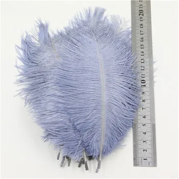 Doprava zadarmo, šedá farba 15-20 cm načechraný pštrosie perie používa sa na svadobné dekorácie a DIY Headdress