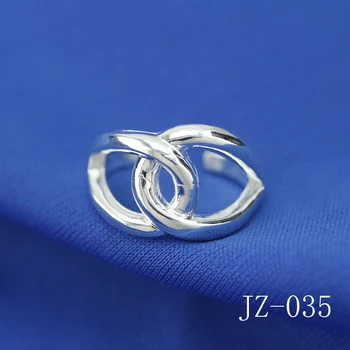 Doprava zadarmo šperky Zmluvne 2-krúžok žien krúžok Módny strieborný prsteň žena 925 strieborný prsteň Valentína dary